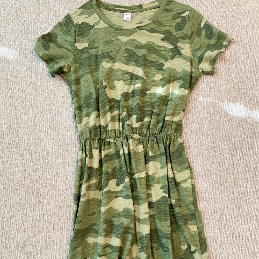Camouflage T-Shirt Dress